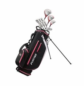 M8 15-Piece Womens Golf Club Full Set, Driver, Wood, Hybrid, Irons, Putter & ... - Picture 1 of 9