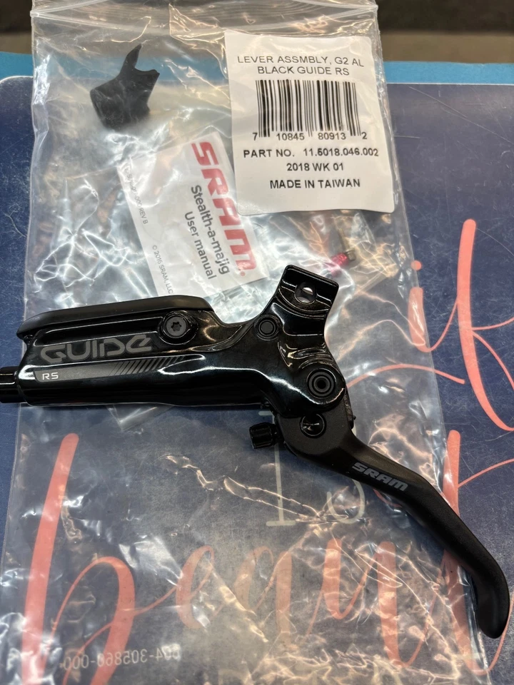 Guide RS Complete Hydraulic Brake Lever Assembly -  Black - V2 - Image 1 of 1