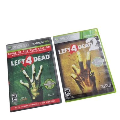 Xbox 360 Left 4 Dead & Left 4 Dead 2 Video Games Complete With Manuals - Image 1 of 4