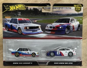 2025 Hot Wheels Premium Car Culture 2 Pack BMW 320 Group 5 & 2001 BMW M3 GTR - Picture 1 of 2