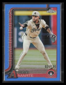 2025 Topps #128 Ketel Marte Blue Holo Foil #/150 - Arizona Diamondbacks🔥 - Bild 1 von 2
