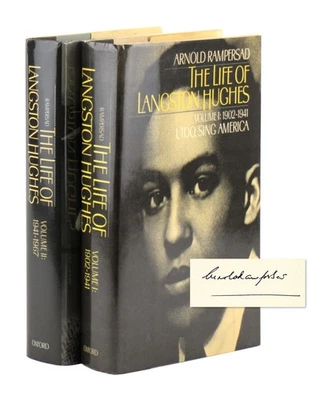Arnold Rampersad / The Life of Langston Hughes (2 Vols) / Signed mixed printings - Image 1 of 2