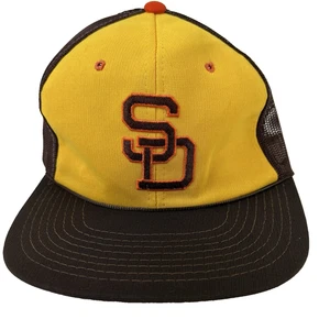 Vintage 1970's San Diego Padres MLB Sports Specialties SnapBack Trucker Hat Cap - Picture 1 of 8