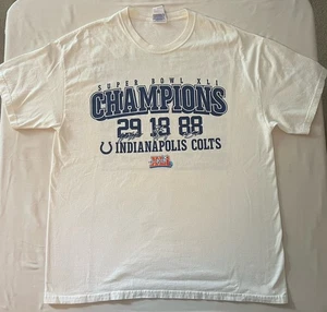 NFL Super Bowl T Shirt Colts Super Bowl Champions Size XL - Picture 1 of 8