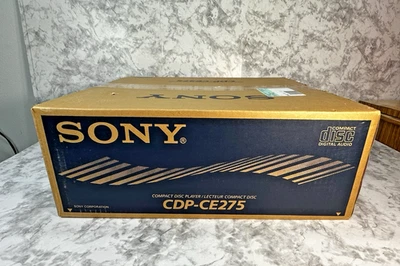 Sony Compact CD Player CDP-CE275 5 Disc Changer Digital Auto Factory Sealed NOS - Image 1 of 4