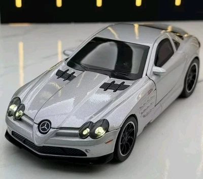 1:32 SLR McLaren 722S Alloy Diecast Mercedes-Benz Sports Car w/ Sound Light Gift - Image 1 of 4