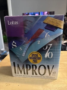 Lotus Improv Spreadsheet For Microsoft Windows 2.0 NEW Sealed Box Vintage - Picture 1 of 6