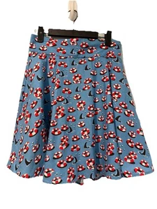 Retrolicious Shark Week Rock Damen Medium 100 % Baumwolle Urlaub Twee Indie - Bild 1 von 6