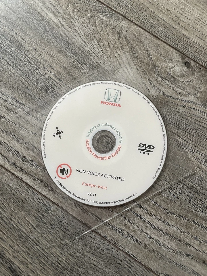 MJDOBSON Honda CR-V 2002 - 2006 V2.11 DVD Map Update Disc non voice recognition system