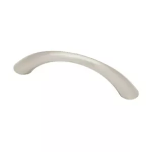 P0270A-SN 3 3/4" Satin NIckel Tapered Bow Cabinet Drawer Pull 10 Pack - Picture 1 of 1