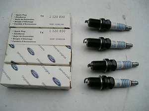 FORD ESCORT/Fiesta CVH New Motorcraft SPARK PLUGS X4 AGPS22C Genuine part - Picture 1 of 1