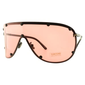 ¡NUEVO! Gafas de sol para mujer Tom Ford Kyler TF1043 02S 00-00-110 negro escudo borde completo - Imagen 1 de 4
