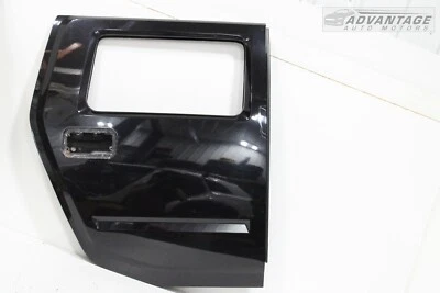 Hummer H2 2003-2009 panel de carcasa de puerta lateral trasera derecha negro OEM Foto 1 de 4