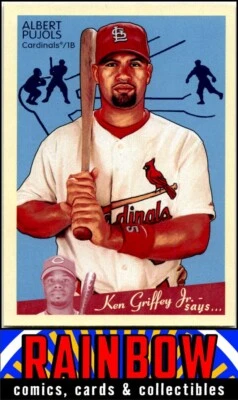 2008 Upper Deck Goudey #M-AP Albert Pujols Memorabilia - Image 1 of 2