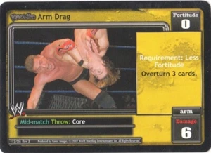 WWE: Arm Drag [Played] card type Mid-match REVOLUTION Raw Deal Wrestling WWF - Picture 1 of 1