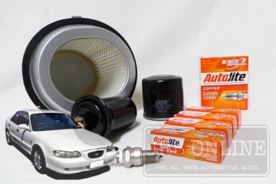 Hyundai Sonata DF2 DFII G4CPP 2.0 L 93~96 AIR OIL FUEL FILTER SPARK SERVICE KIT - image 1 of 4