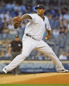 New York Yankees CC SABATHIA Glossy 8x10 Photo Baseball Print Poster HOF 2025 - Picture 1 of 1