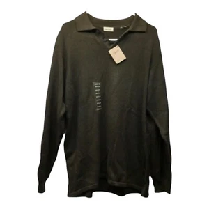 IZOD Size Medium  long Sleeve Men's Sweater Brown  - Picture 1 of 9