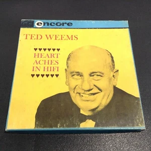 TED WEEMS 4 TRACK Reel To Reel Tape HEART ACHES IN HIFI 7.5ips Encore Stereo - Picture 1 of 10