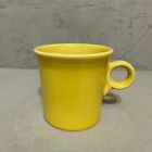 Fiesta Ware Yellow Coffee Mug Ring Handle Homer Laughlin HLC USA