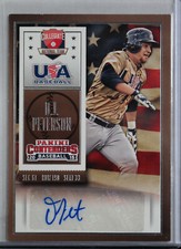 2015 Panini Contenders D.J. Peterson USA Auto (JT)