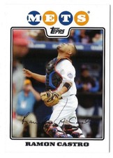 2008 Topps Baseball Card Ramon Castro New York Mets #UH57