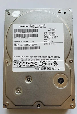 Hitachi 320GB, 7200RPM, SATA - 0A33663 - Image 1 of 2