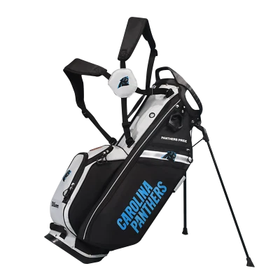 Wilson Staff - Bolsa de golf con soporte de transporte NFL 2025 totalmente nueva - Carolina Panthers Foto 1 de 4