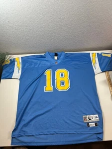 Blue Throwbacks Reebok San Diego Chargers Charlie Joiner Jersey Men's 3XL - Picture 1 of 7