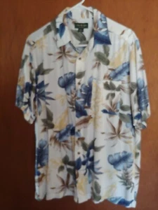 DAVID TAYLOR COLLECTION™ Men's Tropical Shirt Button Down Short Sleeve Size M - Picture 1 of 5