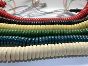 GPO TRIMPHONE TELEPHONE HANDSET CABLE - ALL COLOURS - Picture 1 of 19