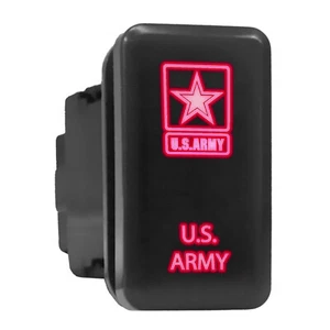 Ejército de EE. UU. - Repuesto de botón LED para TOYOTA (1,54 x 0,83 pulgadas) rojo - Imagen 1 de 4
