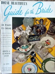 HOUSE BEAUTIFUL'S GUIDE FOR THE BRIDE - Vintage Spring and Summer 1940 - Picture 1 of 1