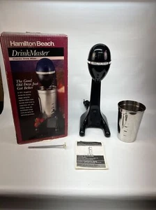 Hamilton Beach DM01 65210 Drink Master Classic Milkshake Maker Mixer Black - Picture 1 of 12
