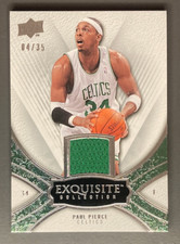 2008-09 PAUL PIERCE UPPER DECK EXQUISITE JERSEY 04/35