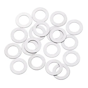 M6 304 Stainless Steel Flat Washers, 50pcs 6x10x0.3mm Ultra Thin Flat Spacers - Imagen 1 de 7