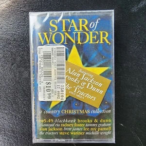 Star Of Wonder • A Country Christmas Collection Cassette Tape Sealed 1996 Arista - Picture 1 of 2