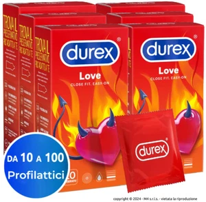 Profilattici Preservativi Durex Classici Love Easy-On Close Fit in Confezione - Foto 1 di 18