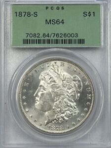 1878-S Morgan Dollar, MS64, PCGS, OGH, NR.!