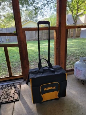 New Dewalt Large Rolling Heavy Duty Tool Bag / Box With Telescoping Handle - Image 1 of 4