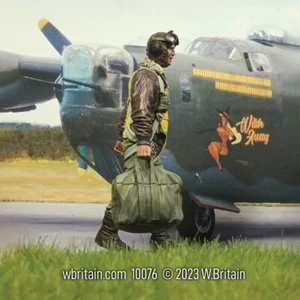 W.Britain 10076 U.S.A.A.F. Bombardier, England, 1943-45 (Britains) - Picture 1 of 2