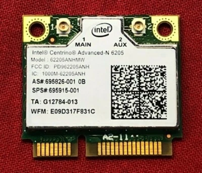 TARJETA WIFI INTEL CENTRINO ADVANCED-N 6205 62205ANHMW Foto 1 de 2