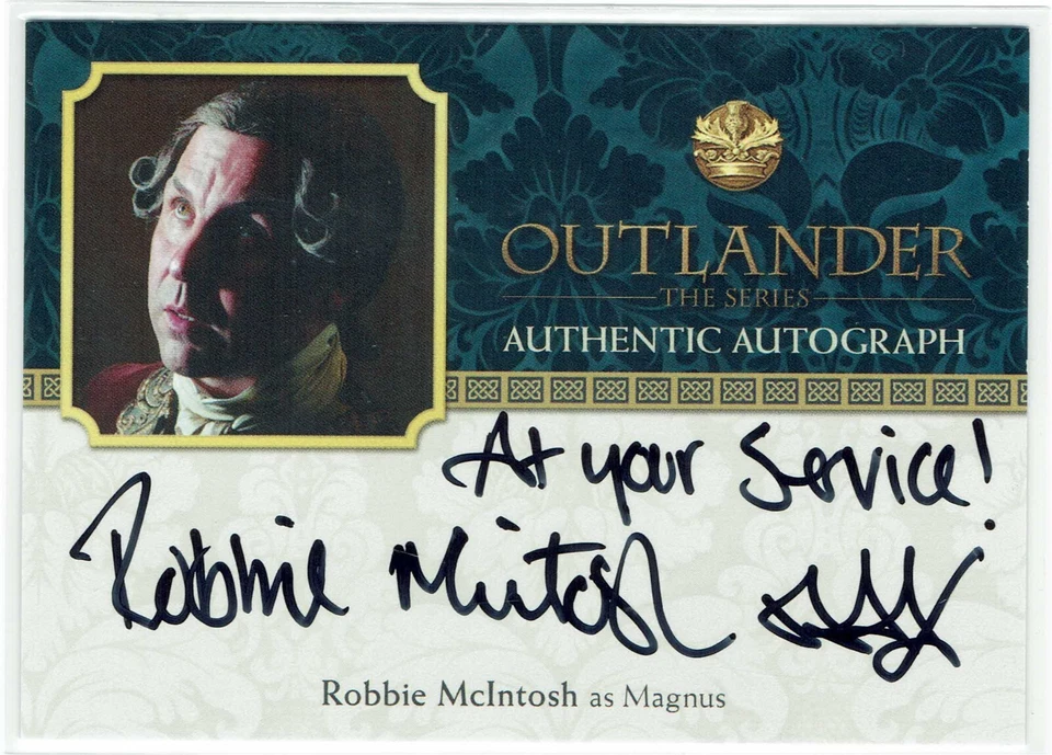Outlander Season 2 2017 Autograph Auto RMC Robbie McIntosh as Magnus INSCRIPTION - Image 1 of 1