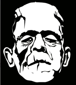 Calcomanía de vinilo Frankenstein - Pegatina para decoración de pared con parachoques de coche camión - HORROR - Imagen 1 de 2