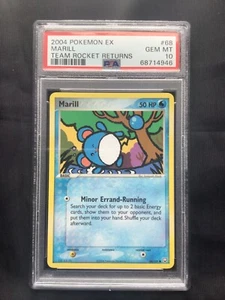 Pokemon Cards: EX Team Rocket Returns Common: Marill 68/109: PSA 10 - Picture 1 of 6