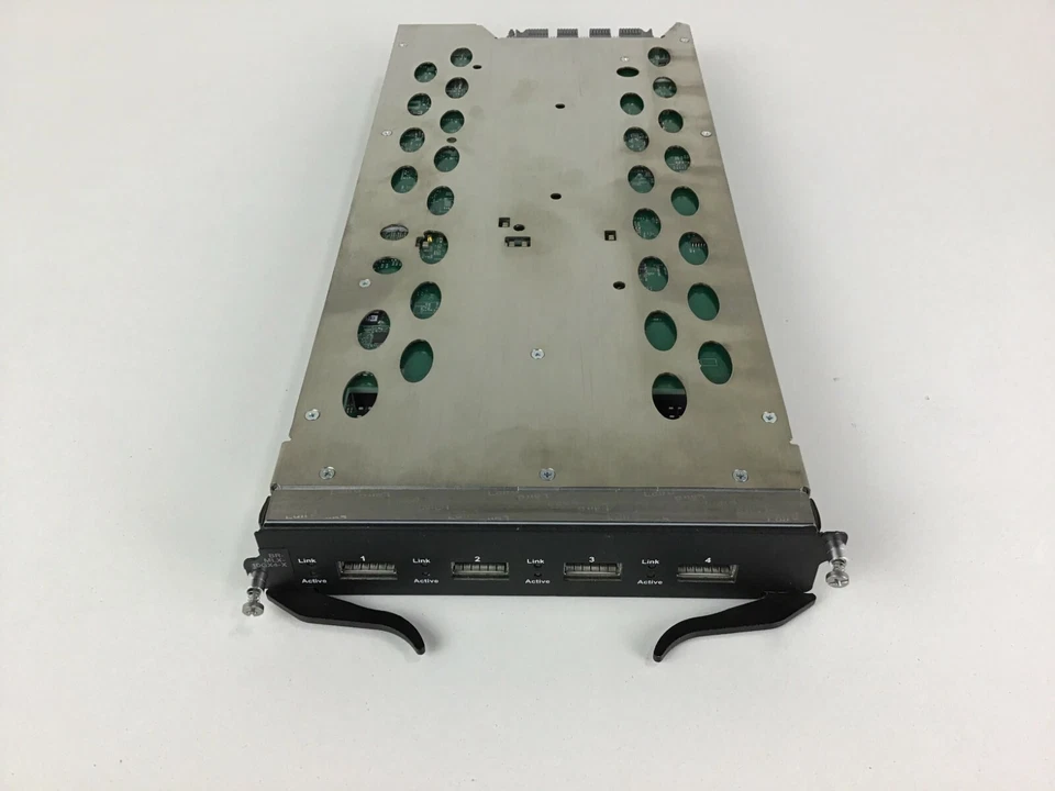 Brocade BR-MLX-10GX4-X 4-port 10GbE (X) Module - Supports 1 million IPv4 Routes  - Image 1 of 3