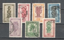 T4261 - RUANDA URUNDI 1943/48 - LOTTO CONGO SOVRASTAMPATI - VEDI FOTO