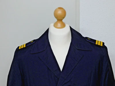 DDR IF Original Uniformmantel Sommer/Winter Pilot Flugkapitän Interflug Gr. 46 - Bild 1 von 4