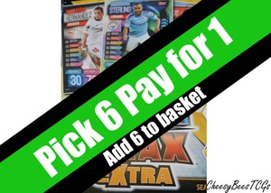 Match Attax Extra 19/20 - Base Cards x 1 (AC/AK/C/CH/FB/MVP/RH/RS/SB/SR/SS/SU)