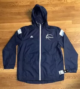 Adidas Knights Basketball Full Zip Jacket Navy & White Men’s Large - Picture 1 of 11